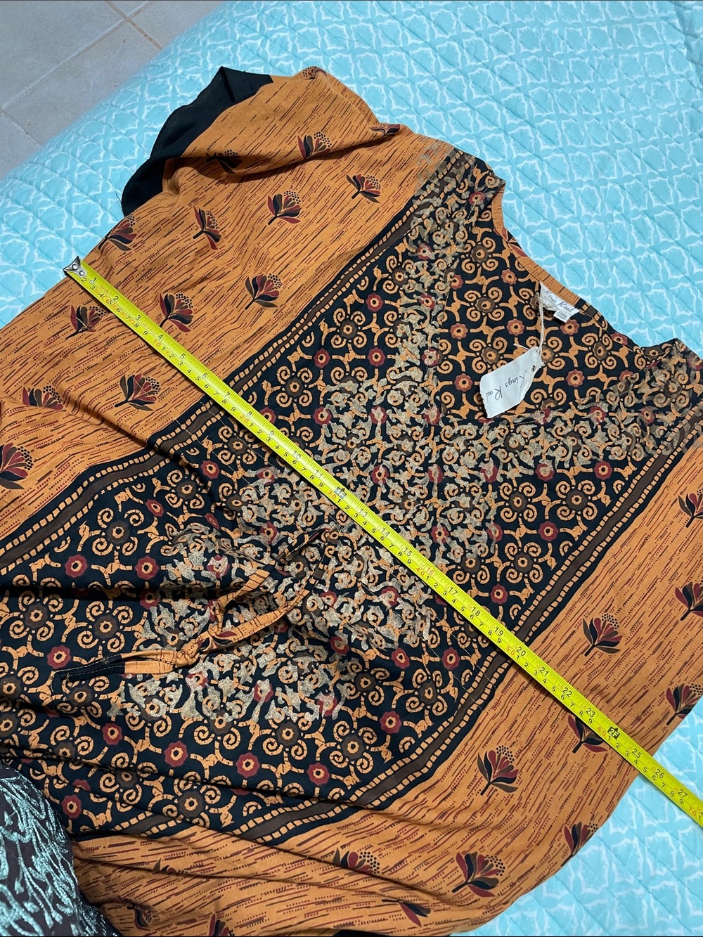 Kings Rd., Cotton batikcaftan - Picture 6 of 7